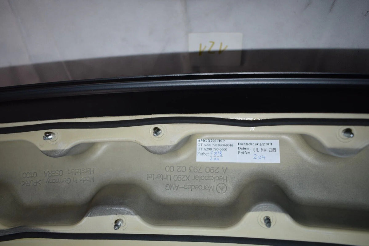 Original Mercedes AMG GT 290 X290 rear Spoiler Heck Heckspoiler Graphit grau