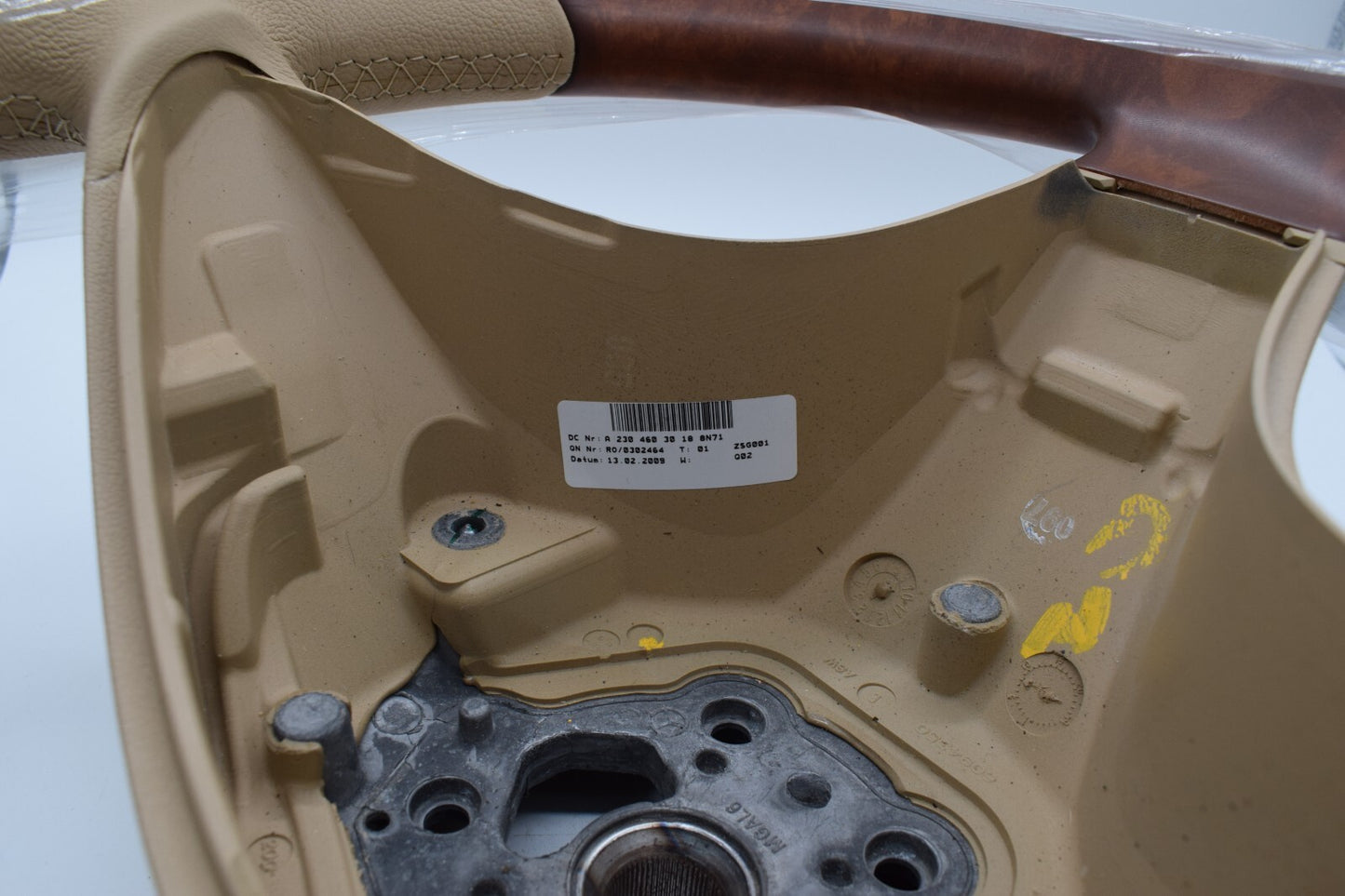 Original Mercedes CLS w219 Holzlenkrad Lenkrad Buckskin Wurzelnuss a2304603018