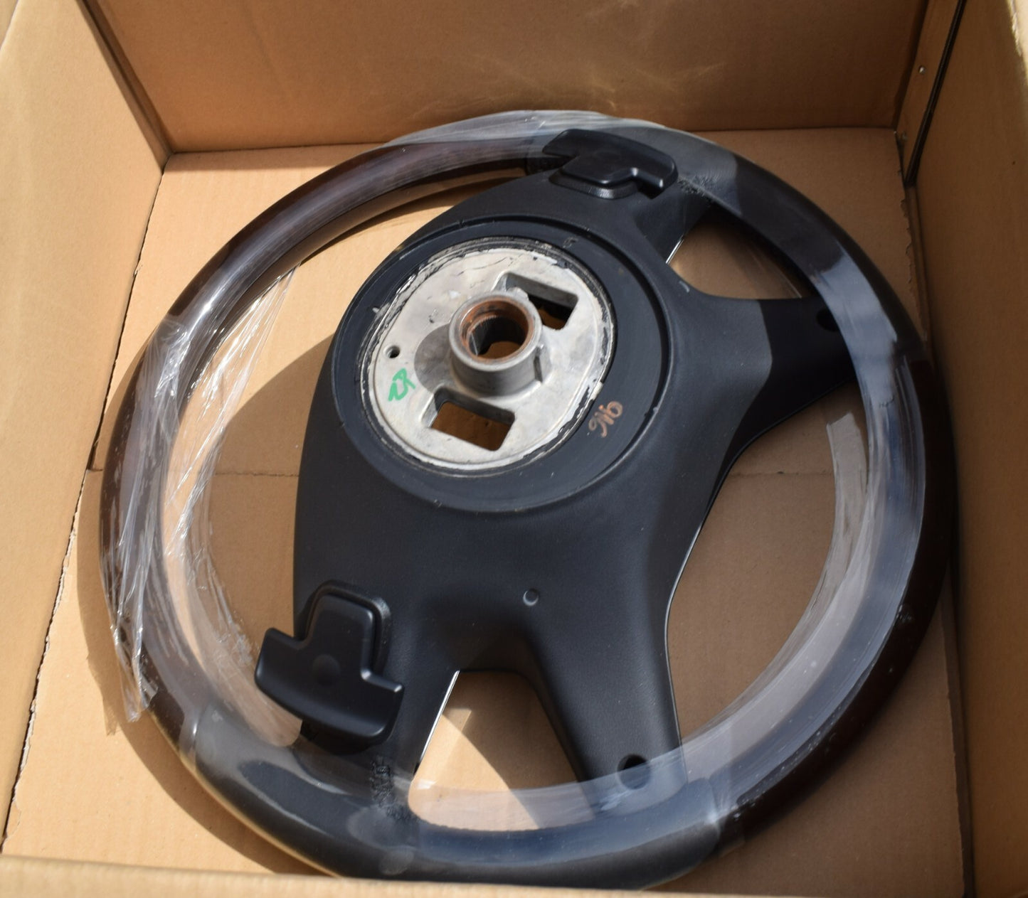 Original Mercedes w166 Holzlenkrad GL ML A1664600118 9E38 schwarz Holz