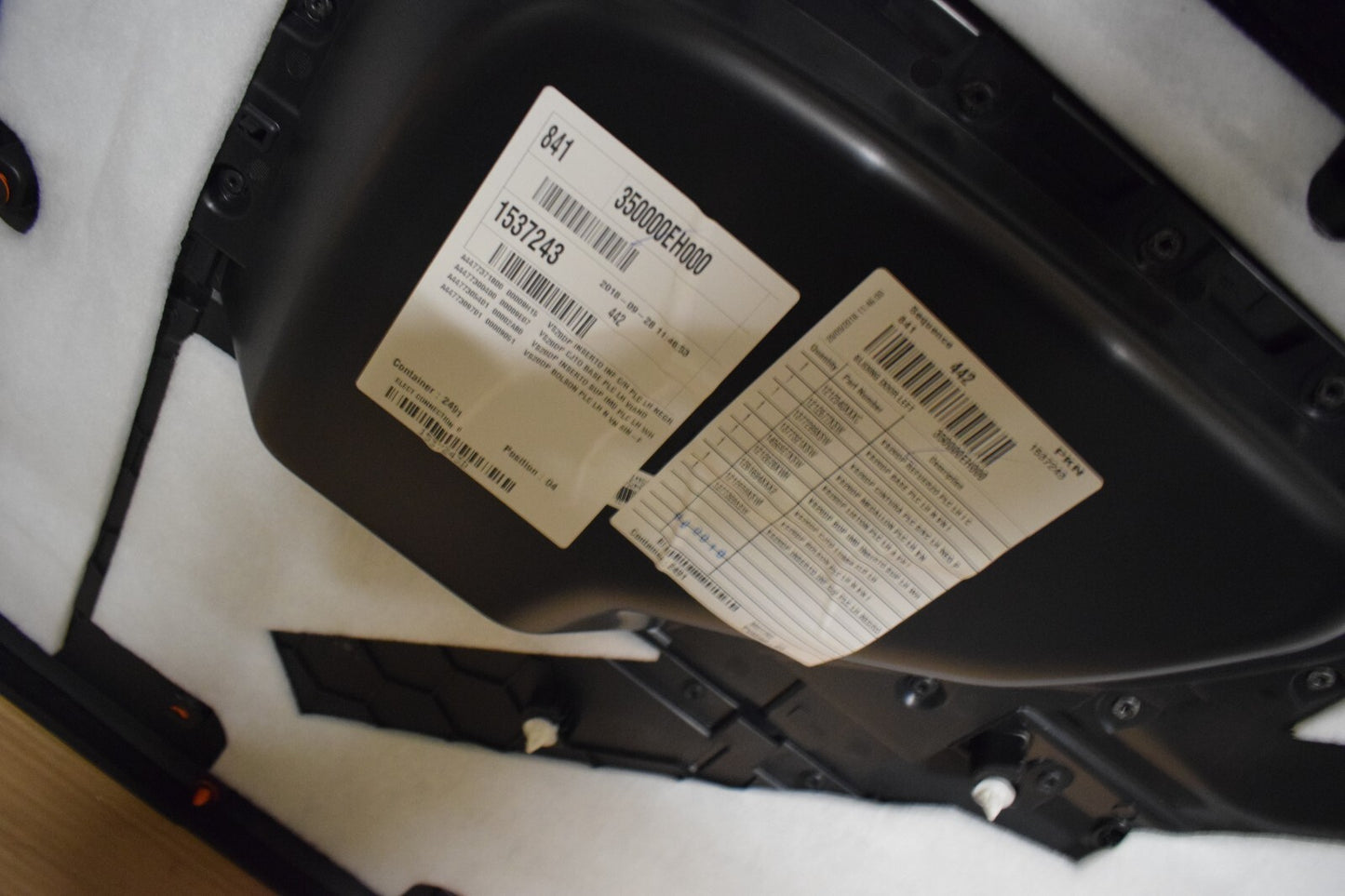Original Mercedes w447 Vito Türverkleidung für Schiebetür links oben unten