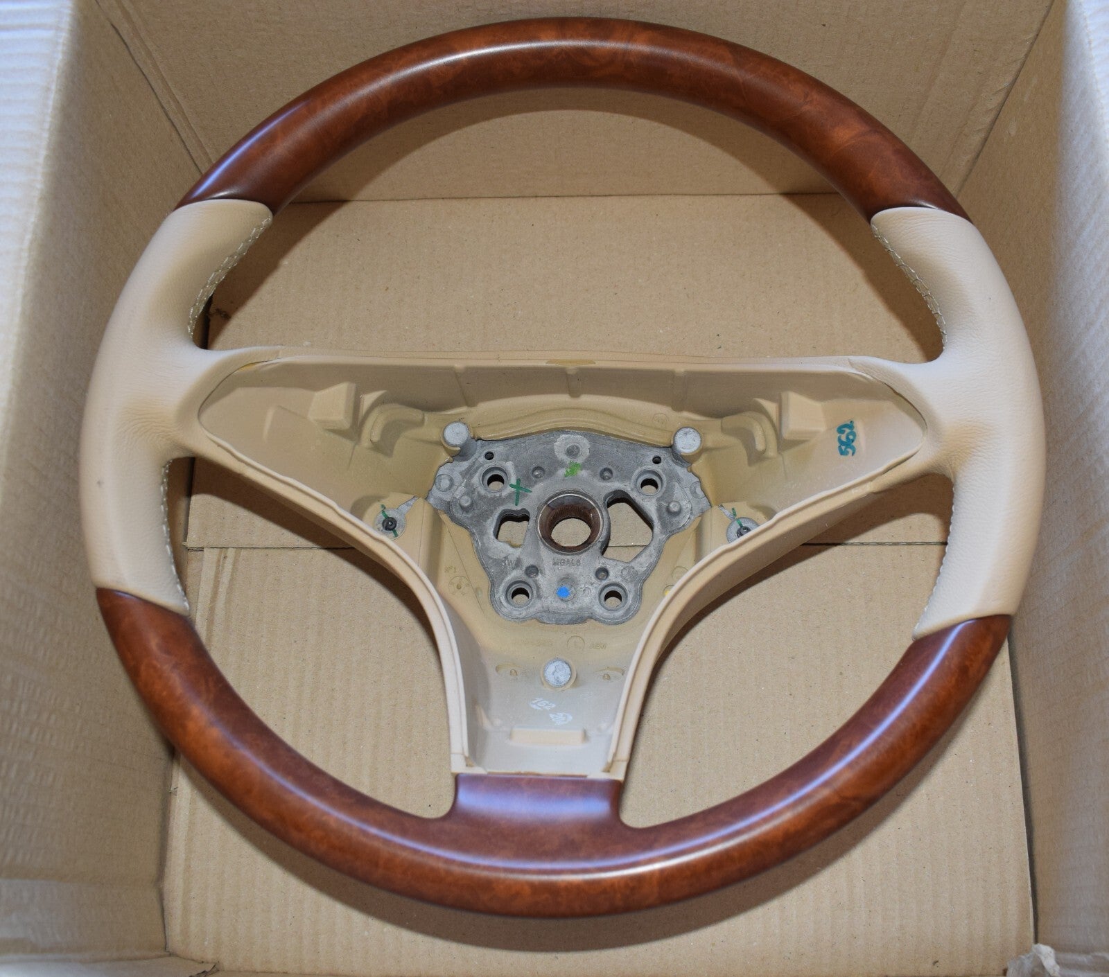 Original Mercedes R230 230 SL Holzlenkrad Lenkard Steering wheel NEU