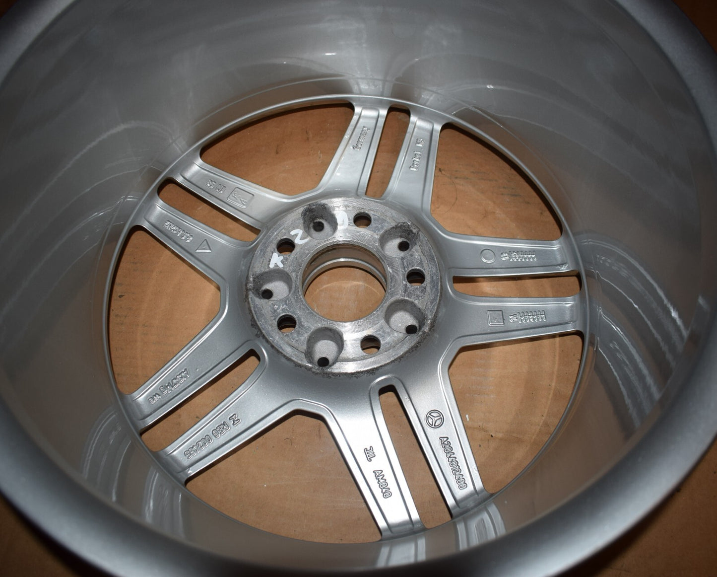 1x Original Mercedes w204 C Klasse Alufelge 17 Zoll a2044012400 8,5Jx17 Et58