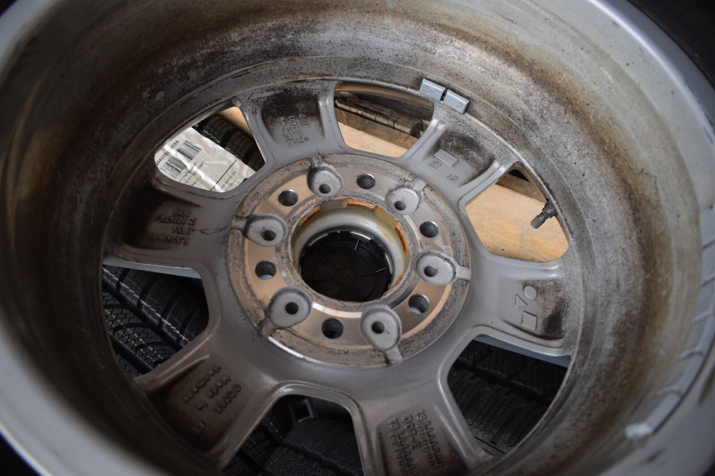 Original Mercedes Winter Räder Sprinter w907 Alu 16 Zoll 235 65 16C 121 119R