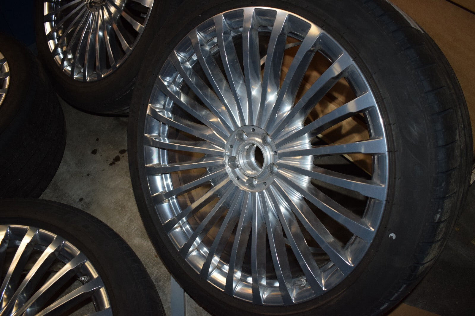 Original Mercedes MAYBACH X167 GLS Komplettradsatz Räder Felgen 22"