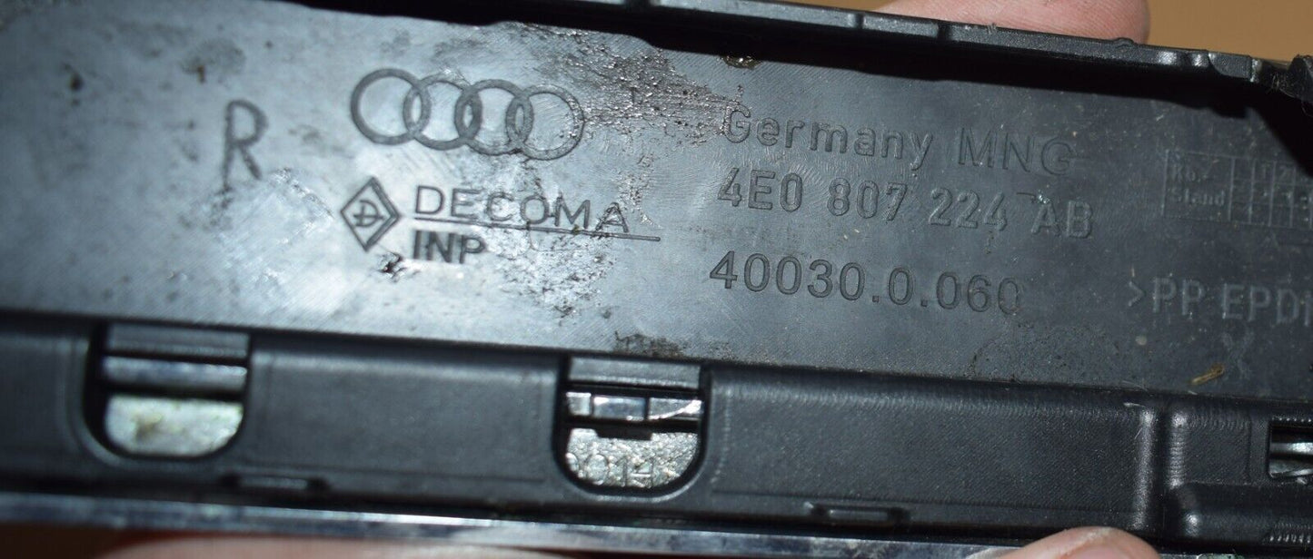 Original Audi Stoßstange Blende rechts links 4e0807224