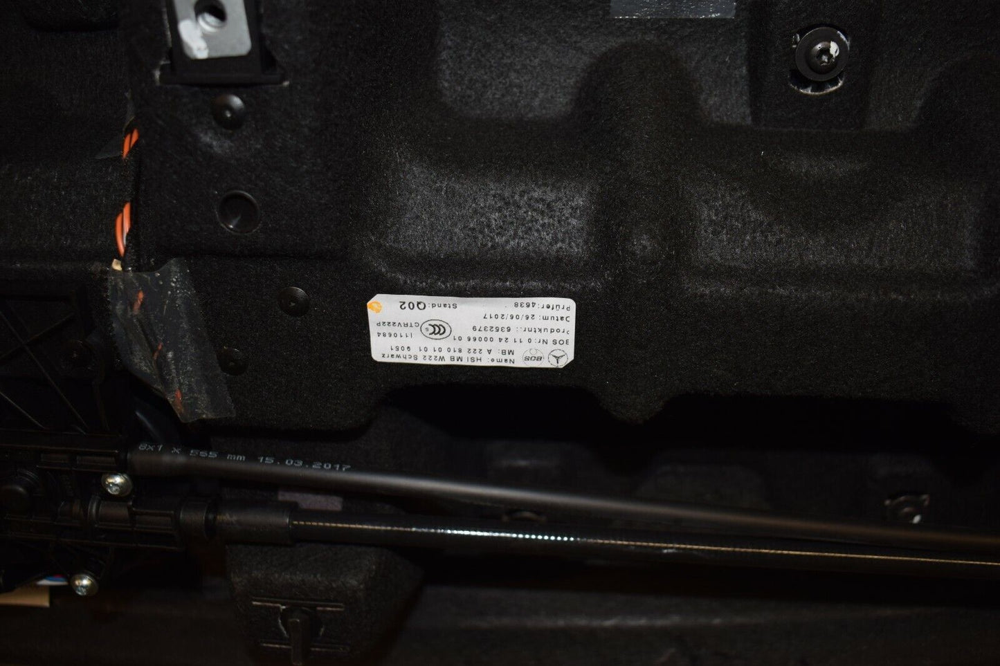 Mercedes w222 222 S-Klasse Rollo Heckrollo A2228100020 Sonnenrollo Heck