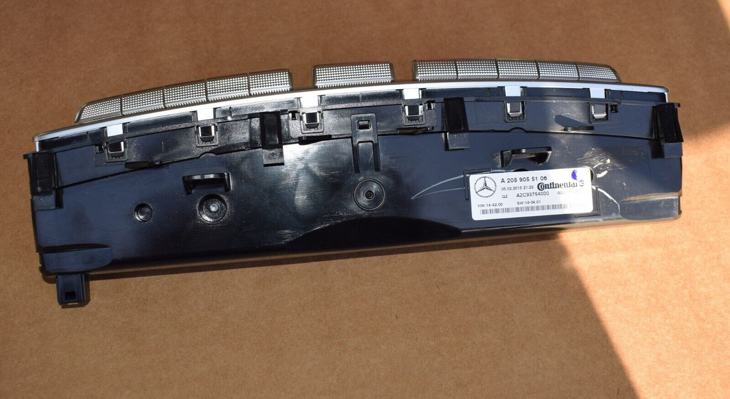 Original Mercedes w205 C Klasse w253 GLC Schalterblock Bedieneinheit a2059055106
