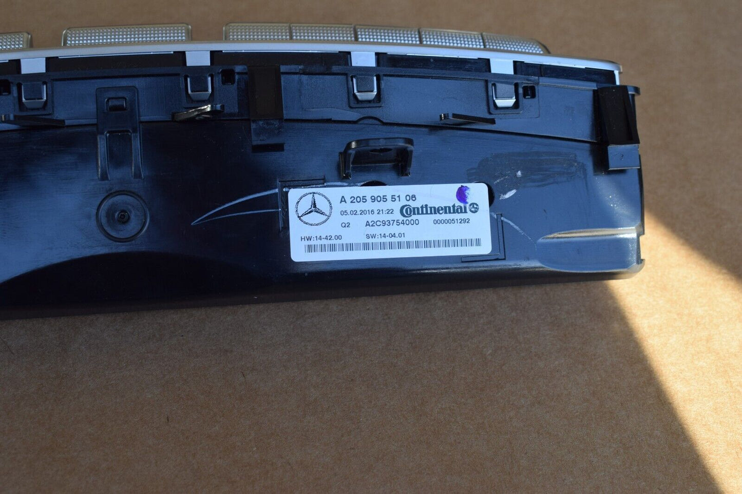Original Mercedes w205 C Klasse w253 GLC Schalterblock Bedieneinheit a2059055106