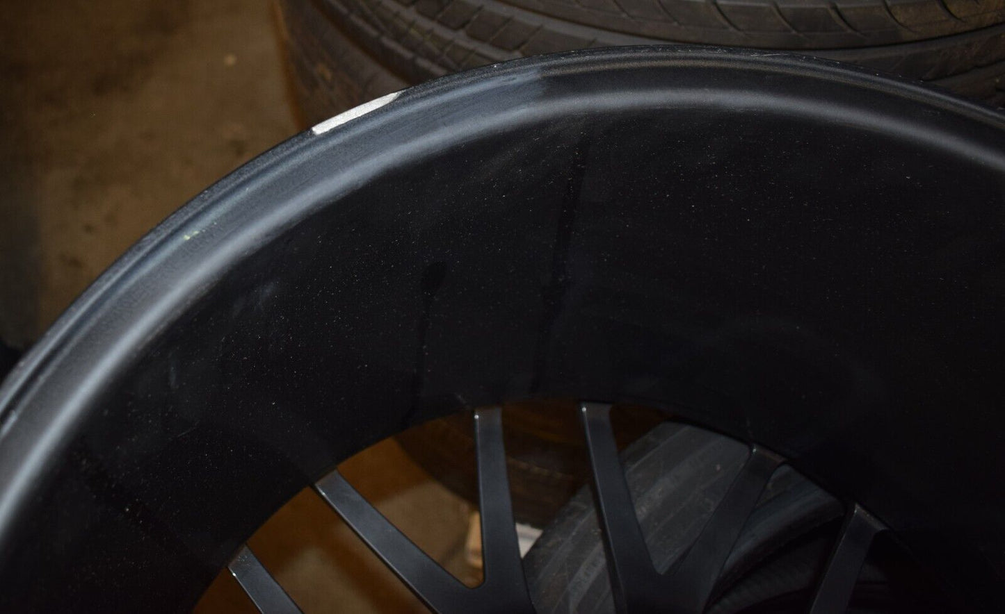 Original Mercedes w218 Alufelge a2184011800 schwarz Matt CLS 63 hinten