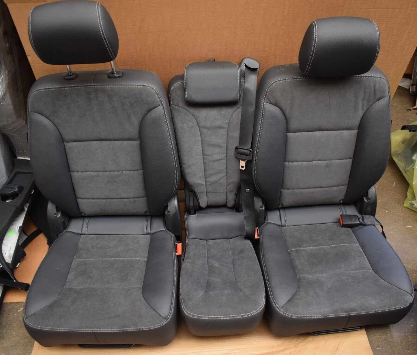 Original Mercedes R Klasse w251 Rücksitzbank Alcantara Sitze hinten