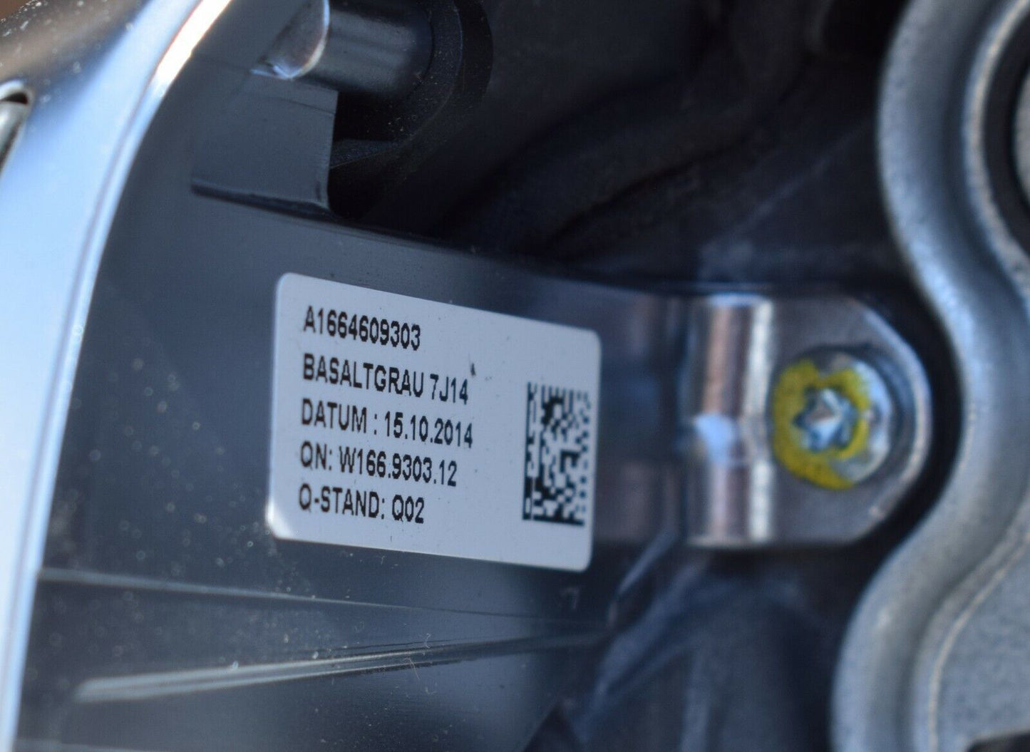 Original Mercedes w166 Holzlenkrad GL ML A1664609303 7J14 basaltgrau Holz