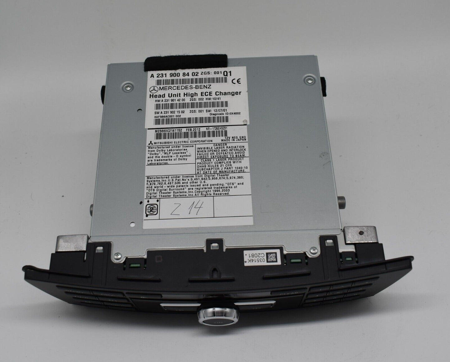 Original Mercedes SL R231 Navigationsgerät a2319008402 a2319004105 Command