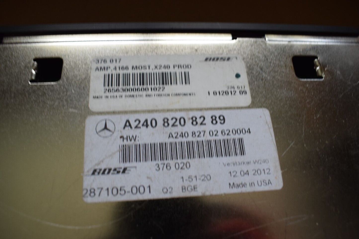 Original Mercedes Maybach W240 Verstärker Bose a2408208289