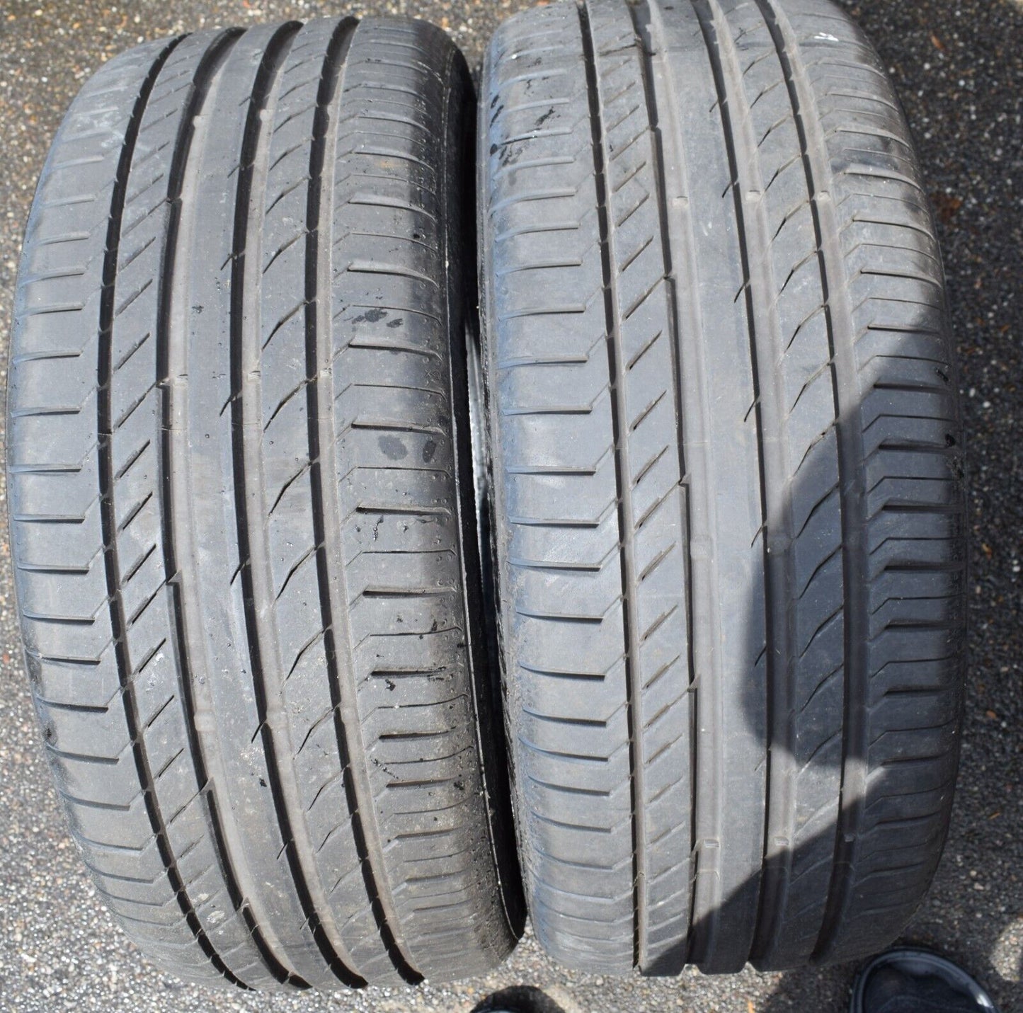2x Continental 225 45 17 91W MOE Runflat 2014 7,5mm