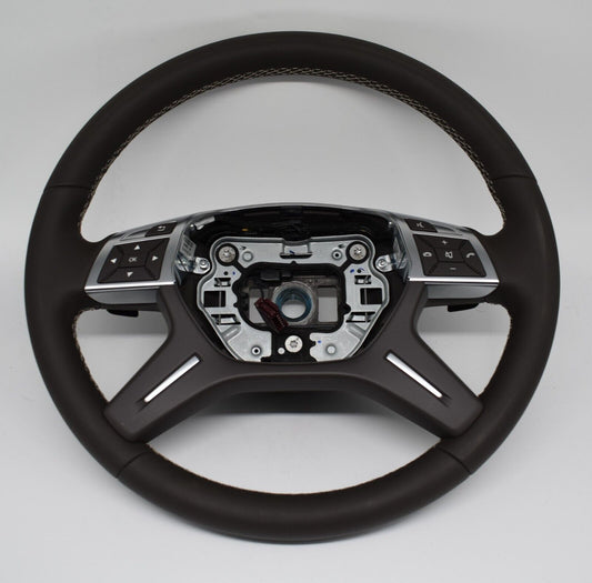 Original Mercedes Lenkrad Leder G-Klasse W166 X166 W463 GLS GL a1664609103 Braun