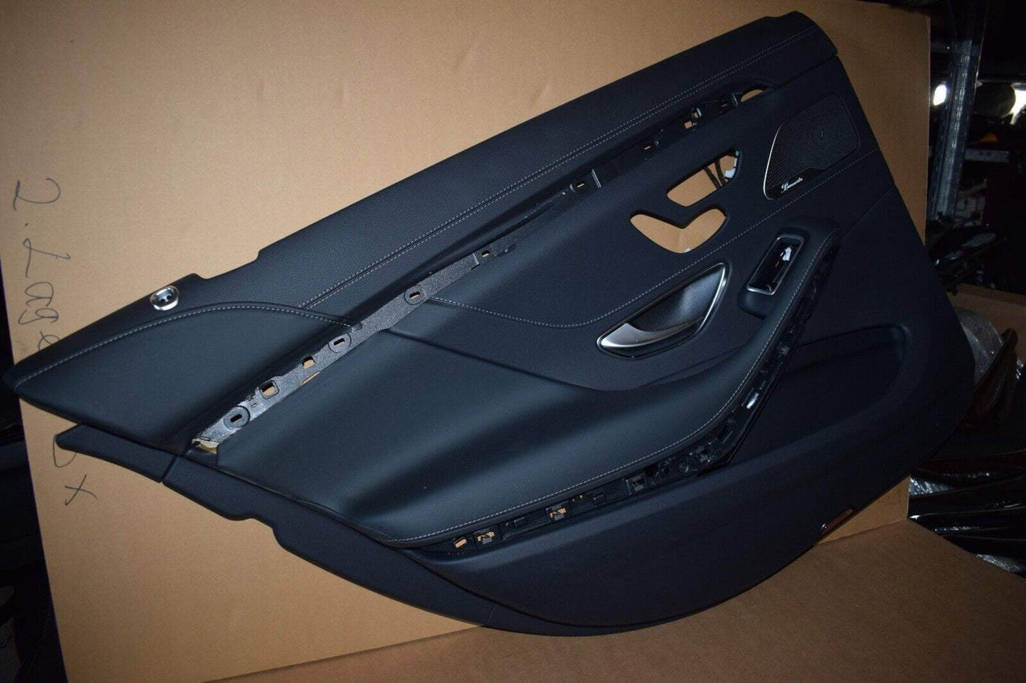 Original Mercedes S Klasse Türverkleidung Türpappe hinten links