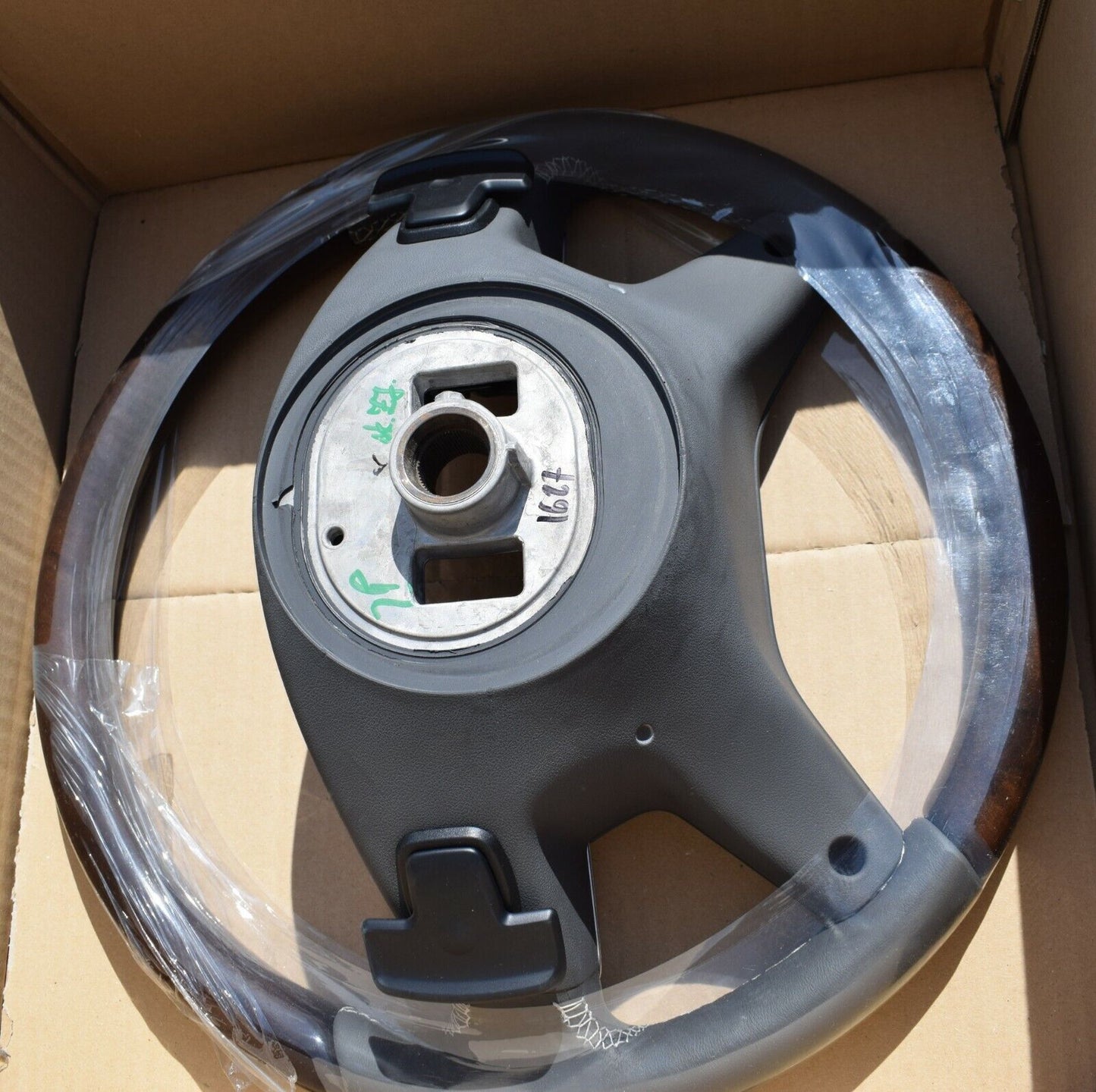 Original Mercedes w166 Holzlenkrad GL ML A1664609403 7J14 basaltgrau Holz