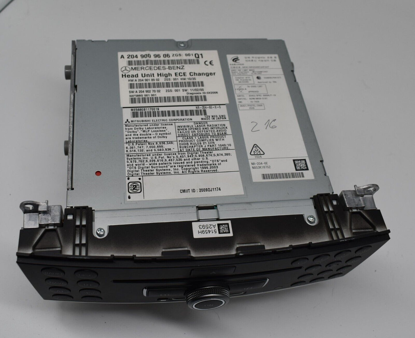 Original Mercedes C Klasse GLK Navigation a2049009606 Comand aps dvd wechsler