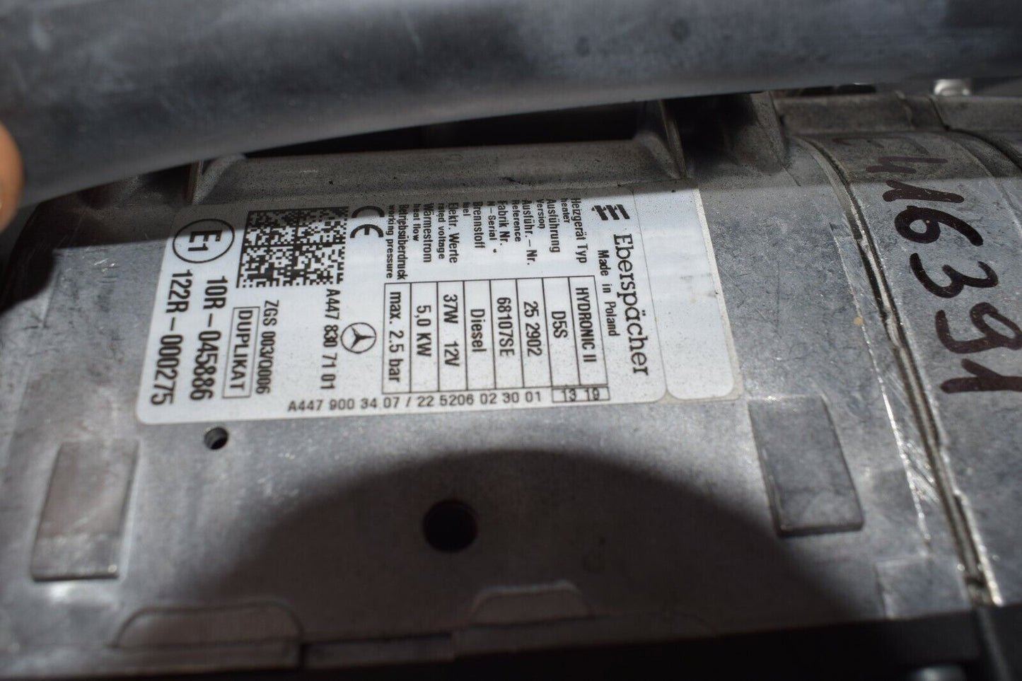 Original Mercedes Vito V-Klasse w447 447 Standheizung Hydronic II DS5 Komplett