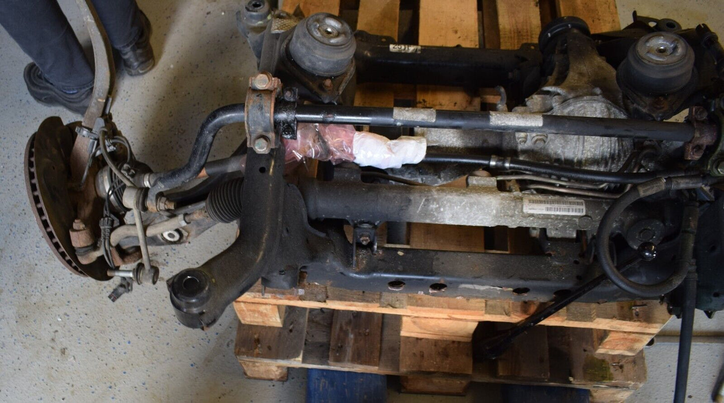 Original Mercedes R Klasse w251 Vorderachse Komplett mit Lenkgetriebe
