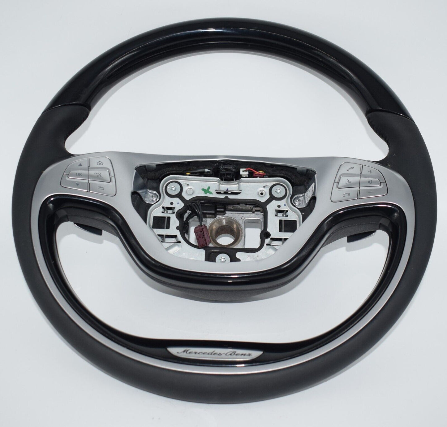 Original Mercedes Holzlenkrad w222 S Klasse Spurassistent schwarz a2224609103