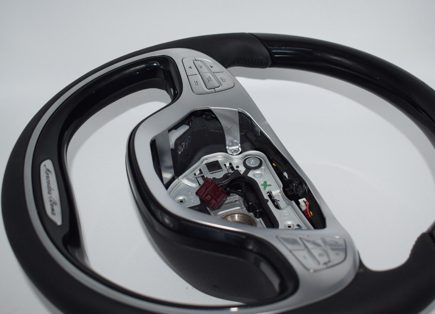 Original Mercedes Holzlenkrad w222 S Klasse Spurassistent schwarz a2224609103