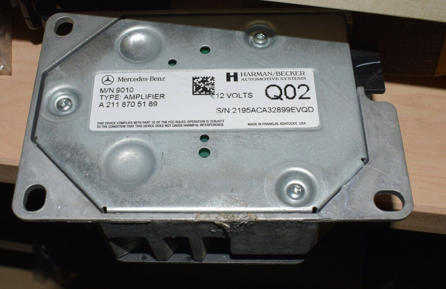 Mercedes A2118705189 2118705189 Verstärker Harman Kardon Amplifier