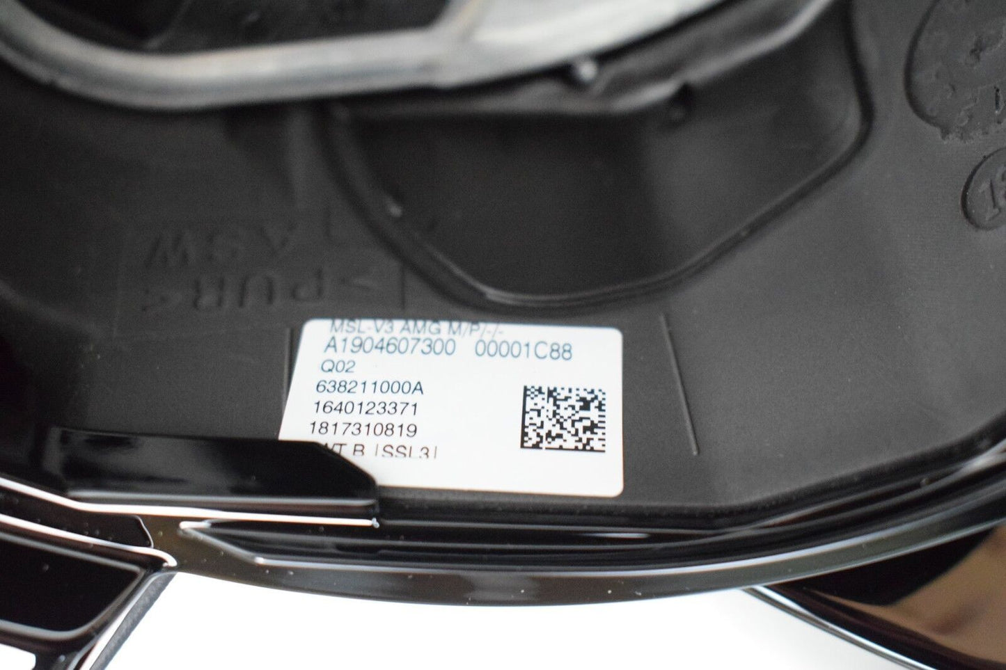 Original Mercedes Amg Performance Lenkrad C190 A190 Gts Gtr Gt Nightpaket Gelb