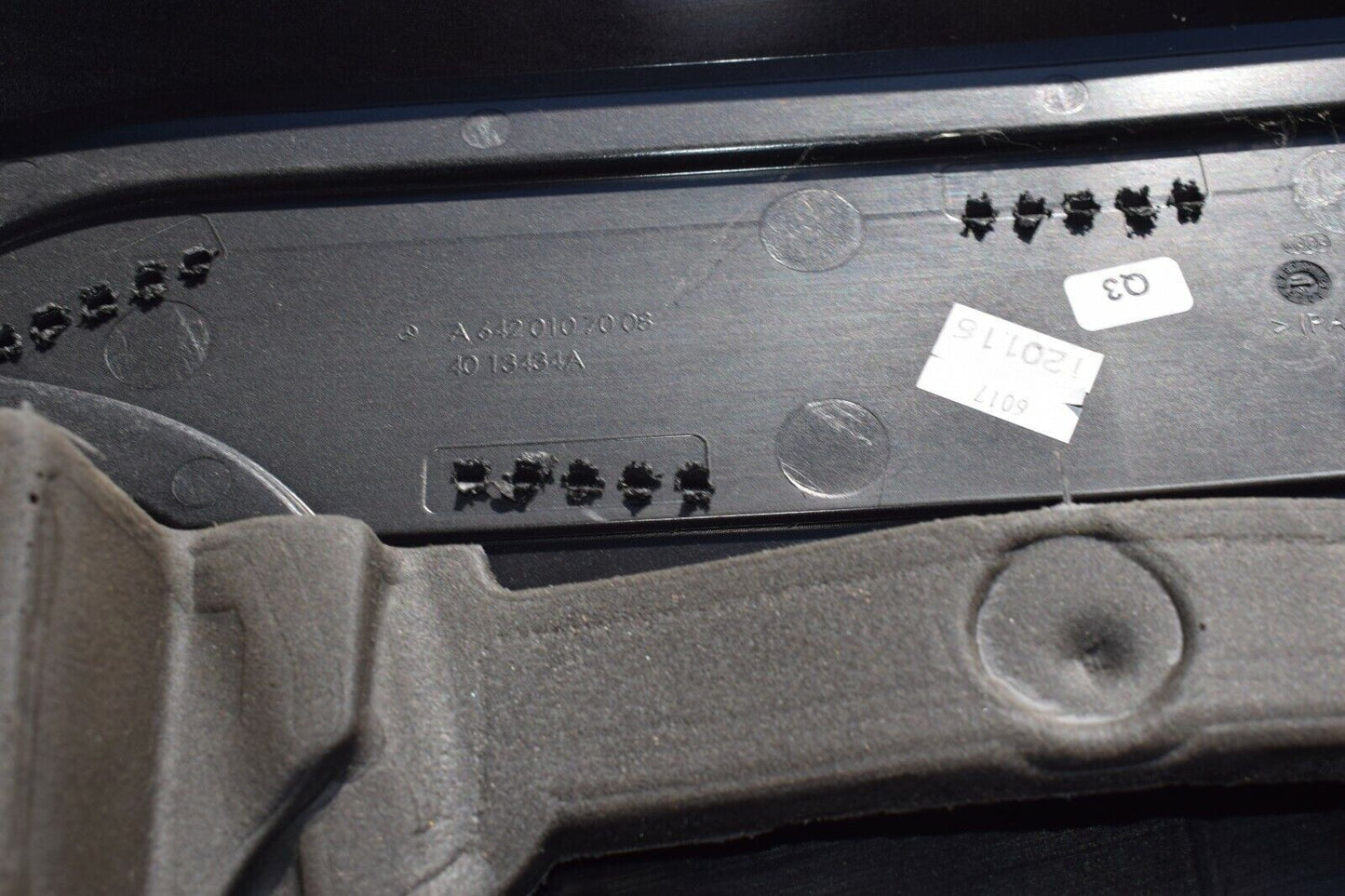 Mercedes OM642 Motor Abdeckung Engine Cover Motorabdeckung a6420107008
