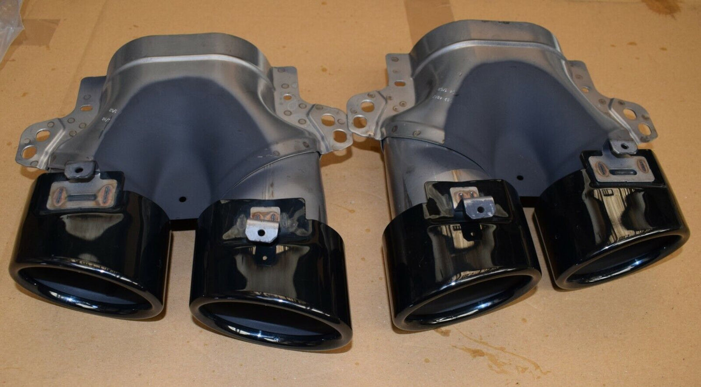 Original Mercedes AMG Auspuffblenden C43 w205 Blende GLC C Endrohrblende