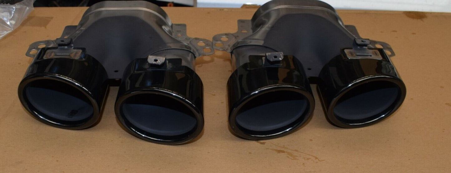 Original Mercedes AMG Auspuffblenden C43 w205 Blende GLC C Endrohrblende