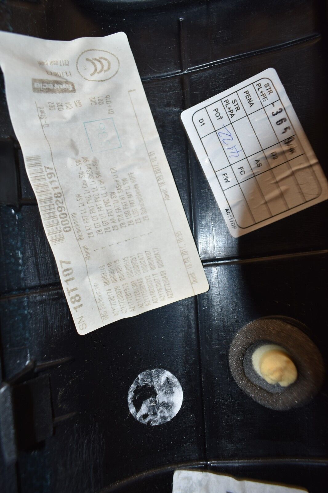 Original Mercedes C217 S Coupe Türverkleidung Türpappe Rechts Links schwarz