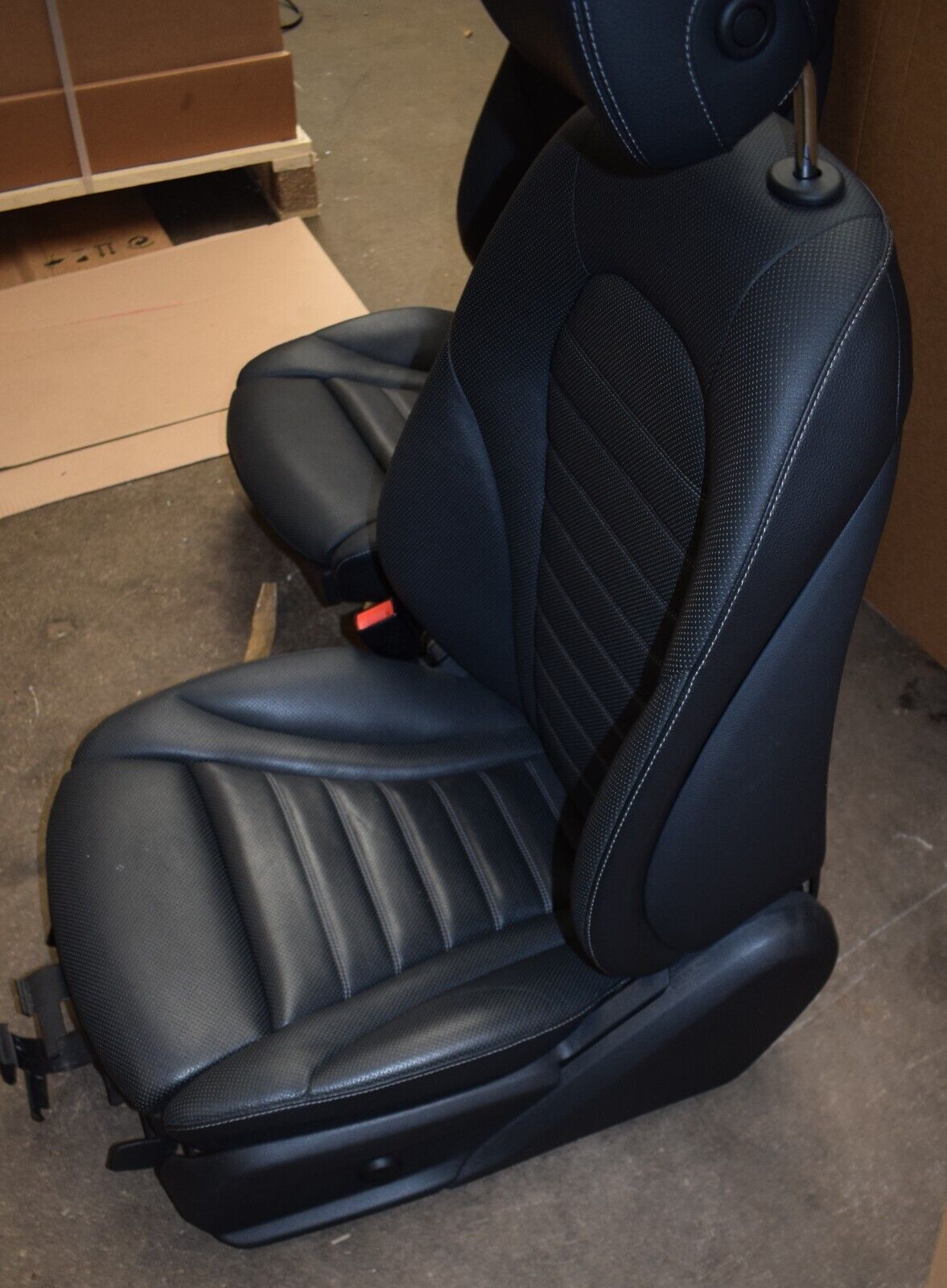 Original Mercedes w205 Fahrer Beifahrersitz C Klasse Limo T Modell Leder beheizt