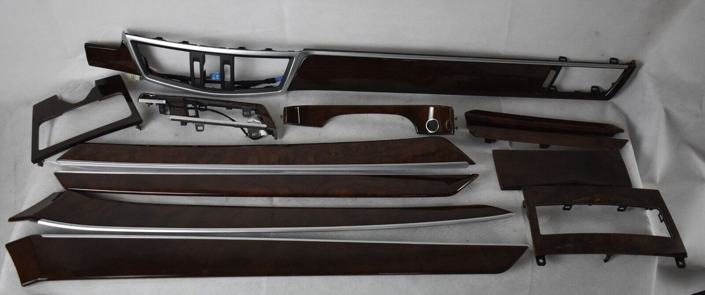 Original Mercedes w212 Holzleisten Satz Wurzelnuss 16 Teilig E Klasse