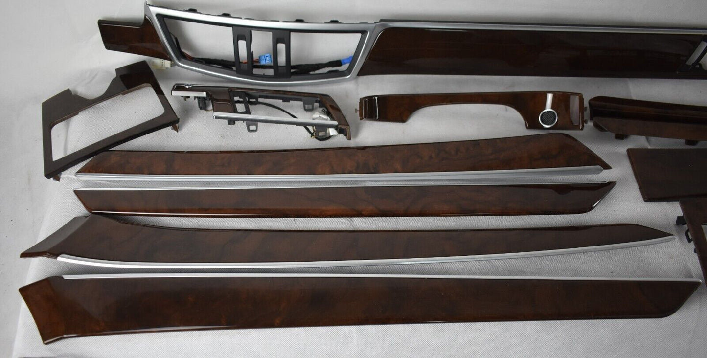Original Mercedes w212 Holzleisten Satz Wurzelnuss 16 Teilig E Klasse