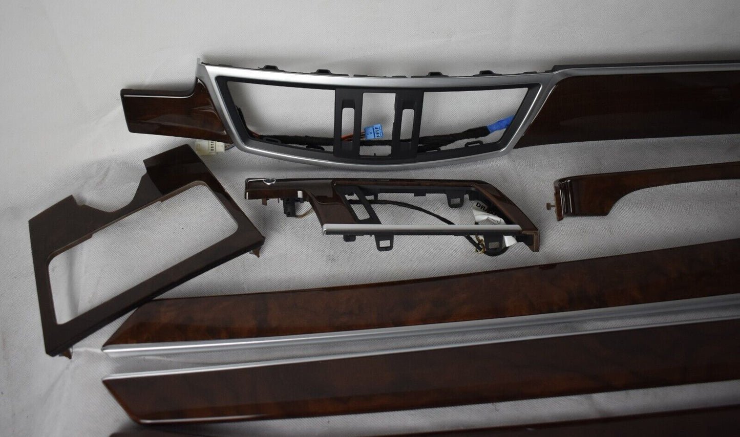 Original Mercedes w212 Holzleisten Satz Wurzelnuss 16 Teilig E Klasse