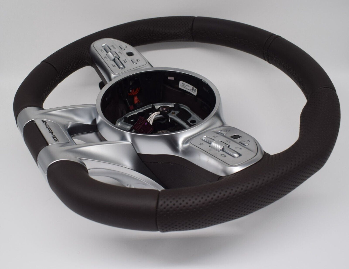 Original Mercedes AMG Performance Lenkrad Leder a0004609908 steering wheel braun
