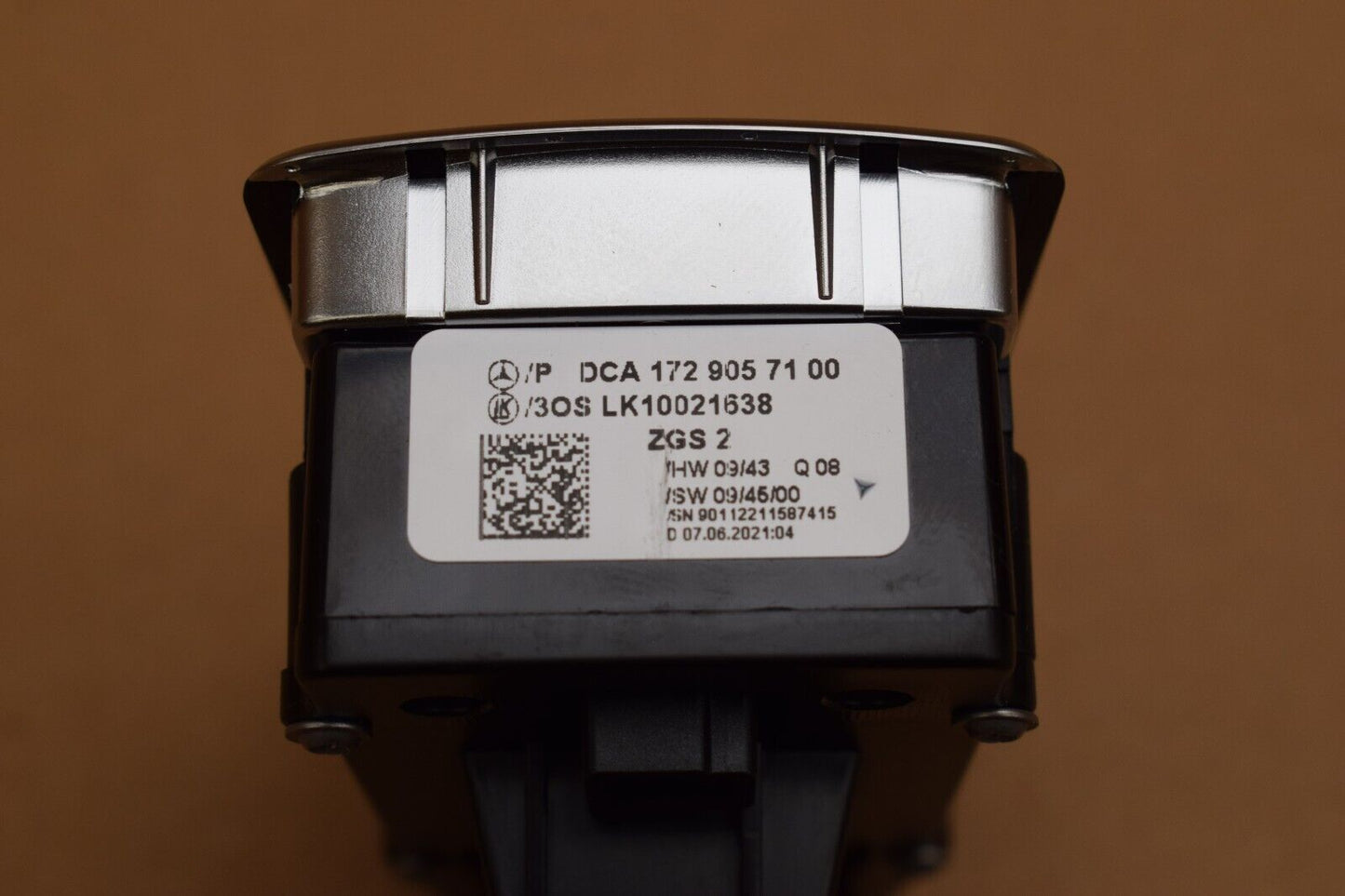 Original Mercedes c190 GT SLK R172 matt Bedienelement a1729057100 Fensterheber