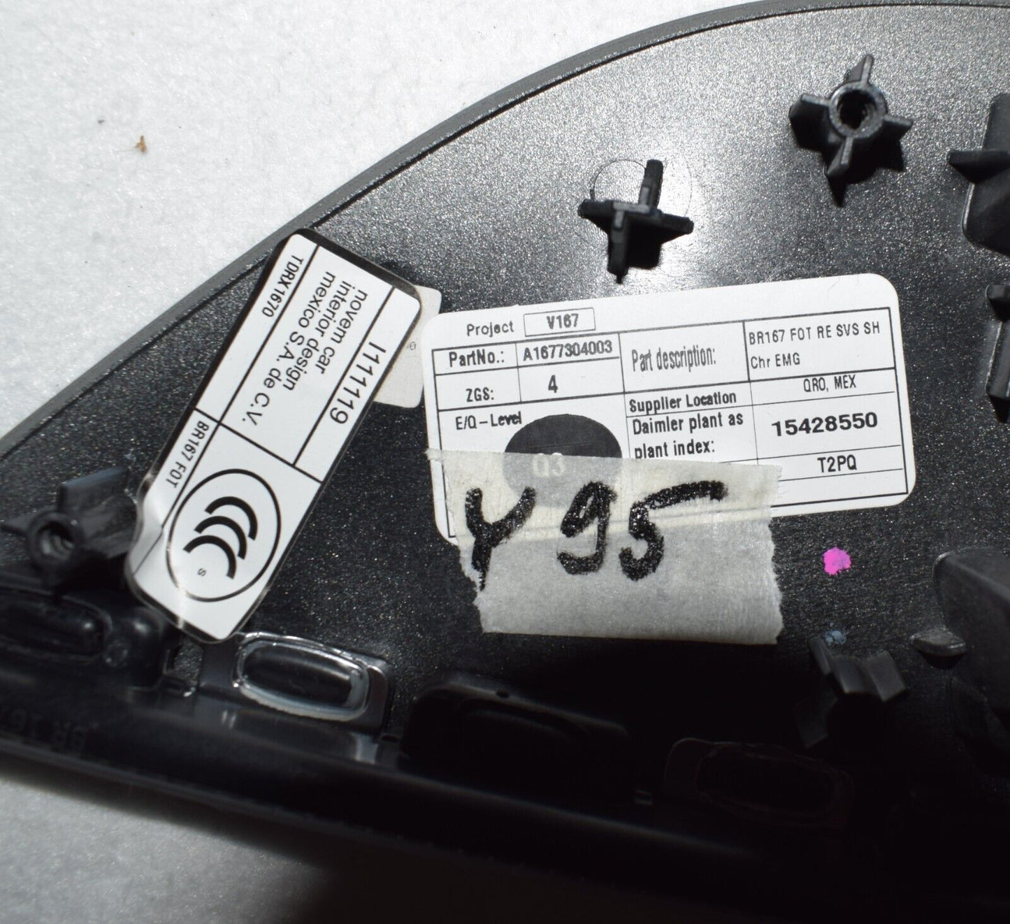 Original Mercedes GLE Zierblenden Türverkleidung W167 vorne hinten Abdeckungen