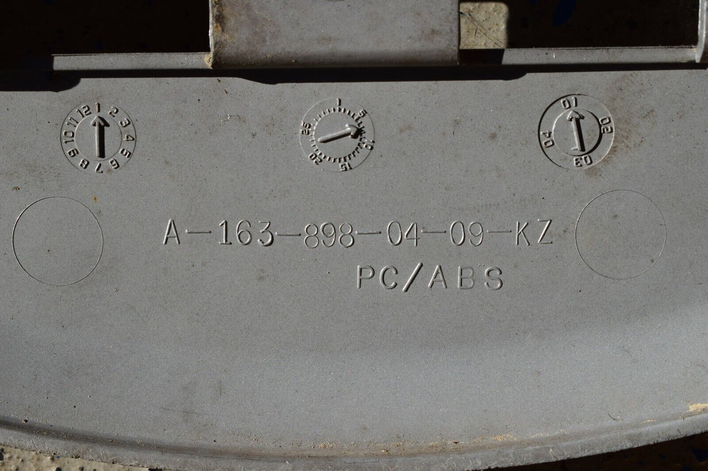 Original Mercedes w163 ML Ersatzrad Abdeckung a1638980409