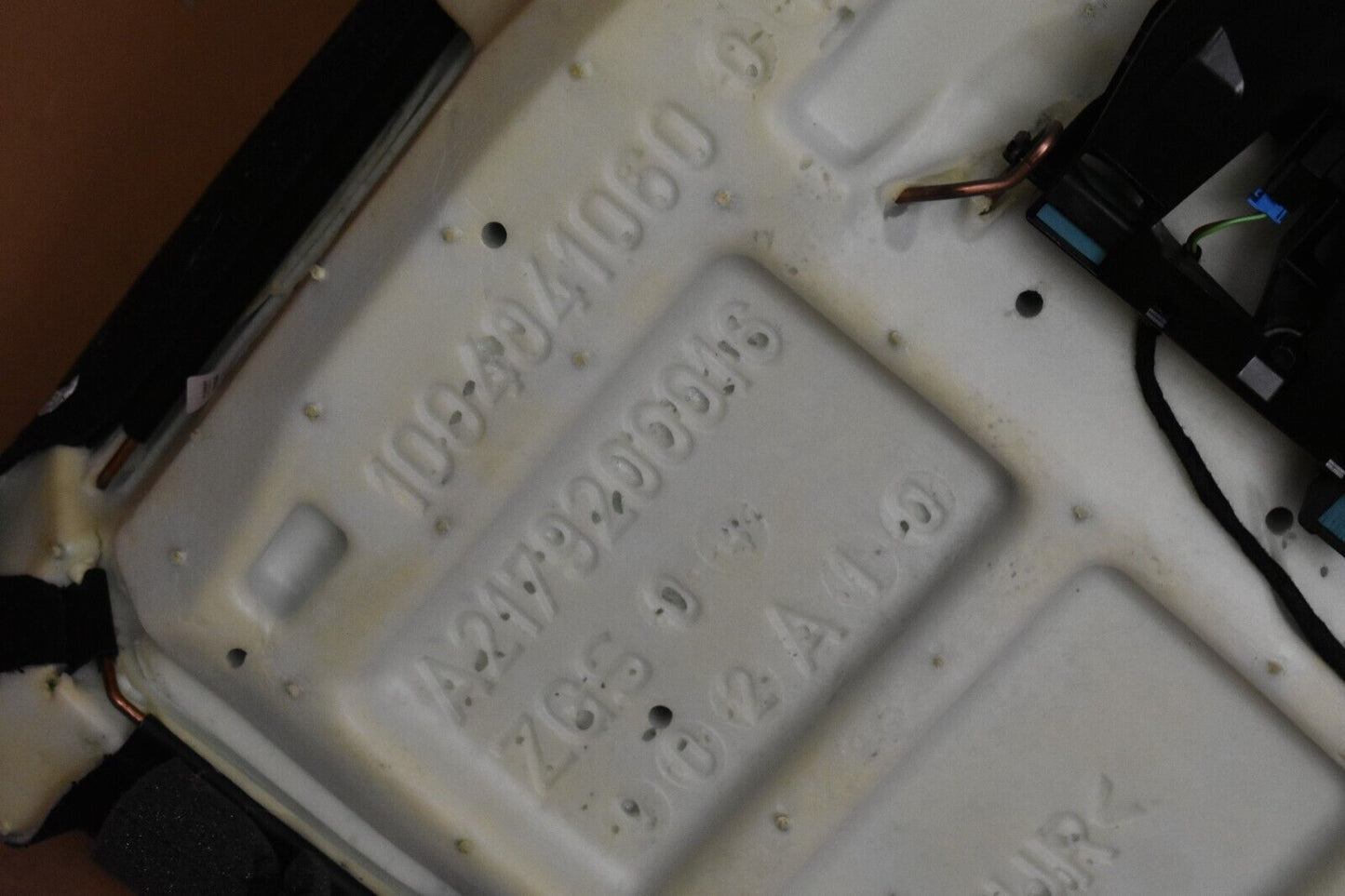 Original Mercedes C217 w217 S Coupe Rücksitzbank oberes Teil Lehne schwarz Leder