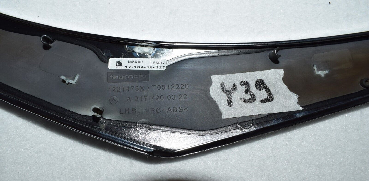 Original Mercedes w217 S Coupe Cabrio Zierleisten a2177200322 Türverkleidung