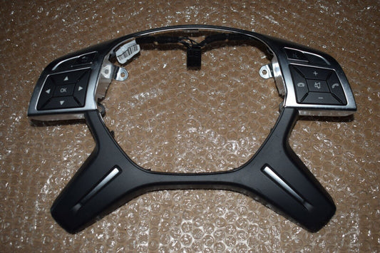 Original Mercedes lenkradblende Chrom mit Tasten a1669051900