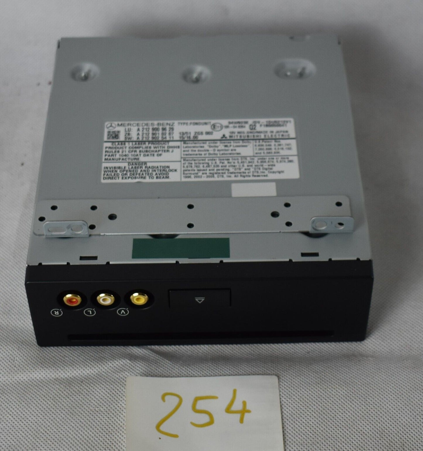 Original Mercedes w212 Control Unit Fond Entertainment a2129009629 GLS X166