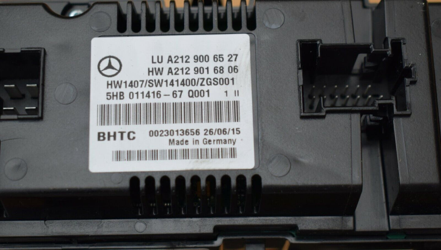 Original Mercedes w212 Bedienteil Klima Heizung a2129006527