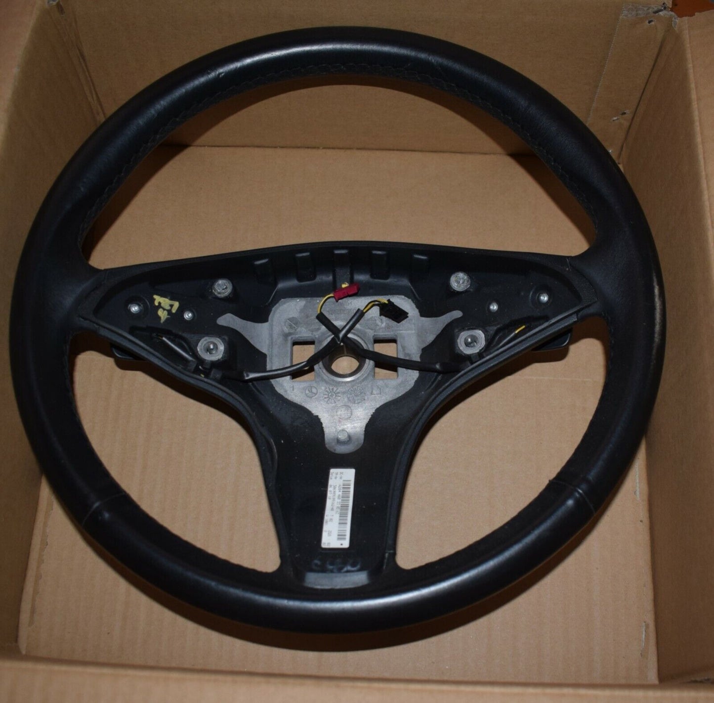 Original Mercedes Lederlenkrad w204 C Klasse a2044603303 Schwarz Lenkrad Leder