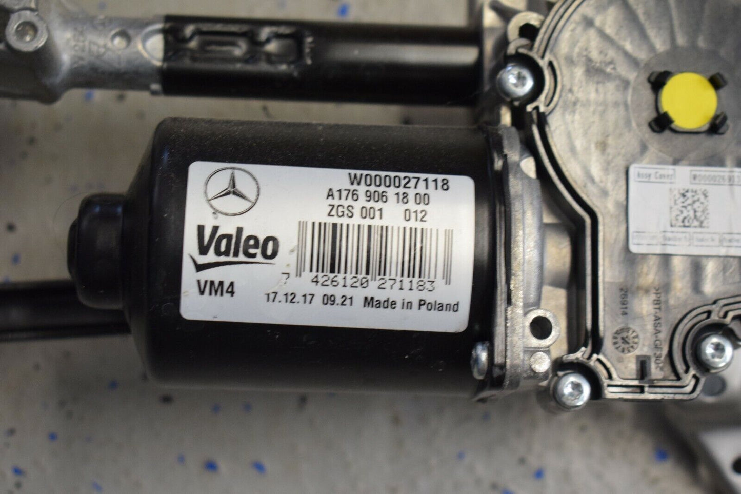 Original Mercedes w176 A Klasse CLA w117 Scheibenwischer Anlage Wischermotor