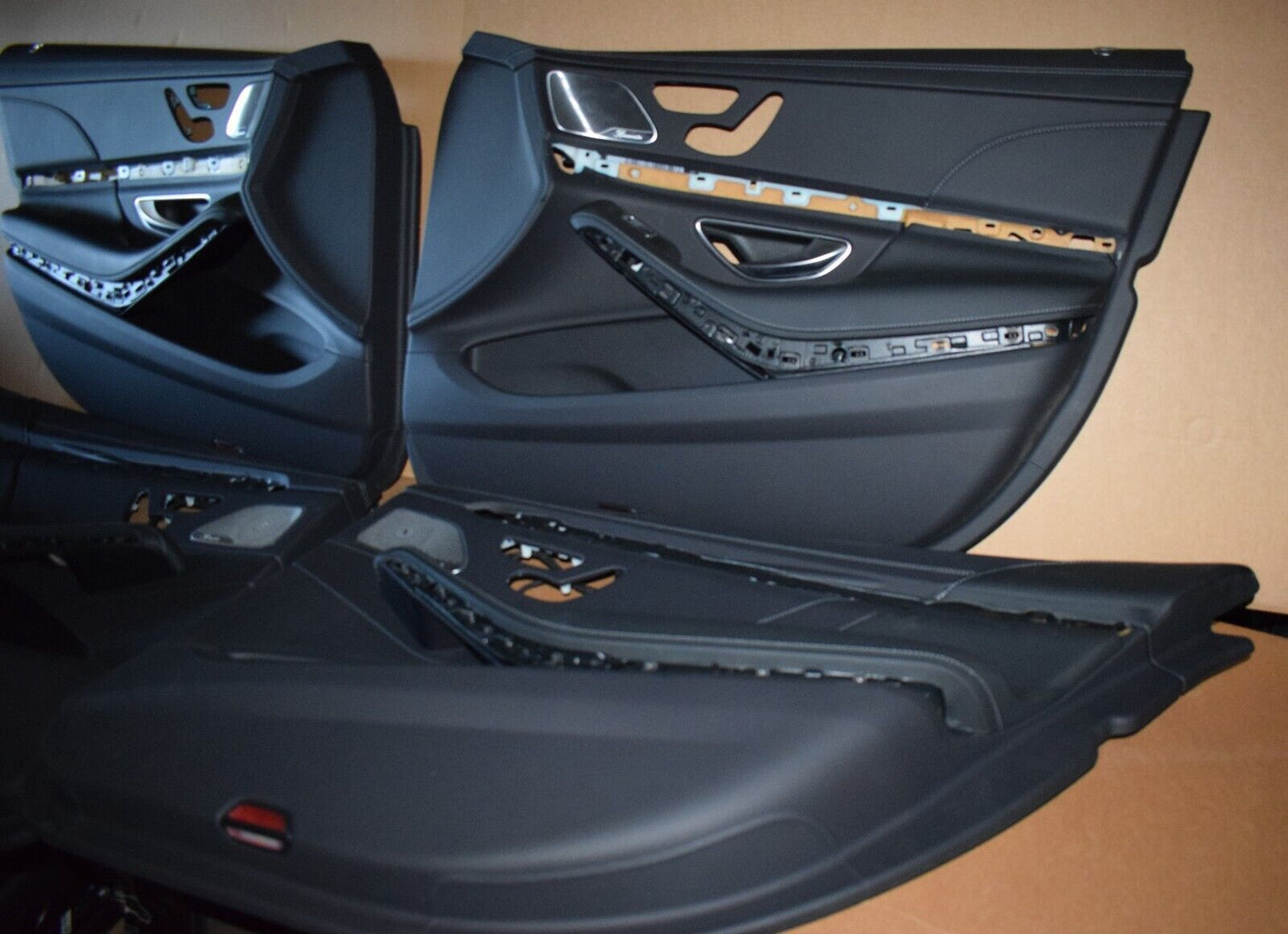 Original Mercedes S Klasse w222 Satz Türverkleidung Türpappe hinten vorne