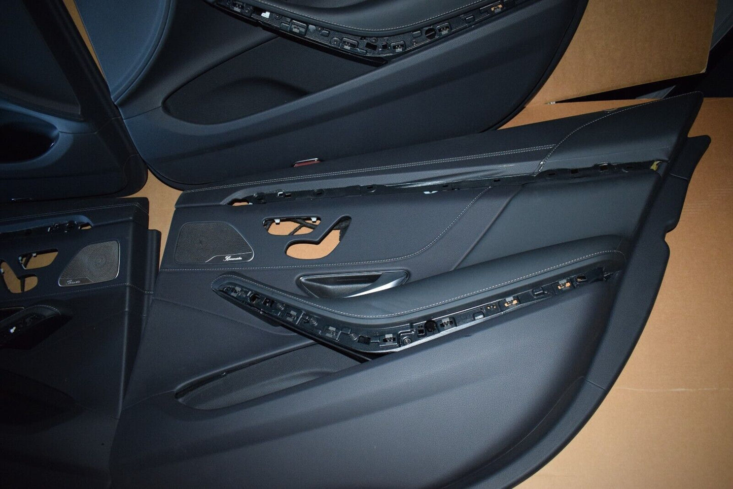 Original Mercedes S Klasse w222 Satz Türverkleidung Türpappe hinten vorne