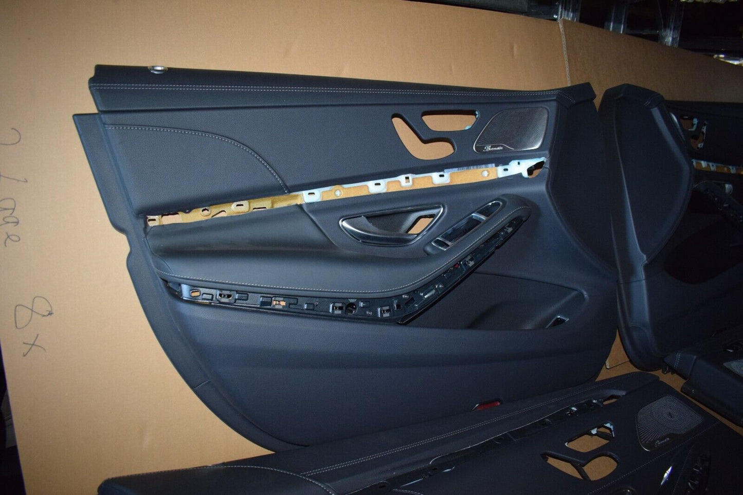 Original Mercedes S Klasse w222 Satz Türverkleidung Türpappe hinten vorne